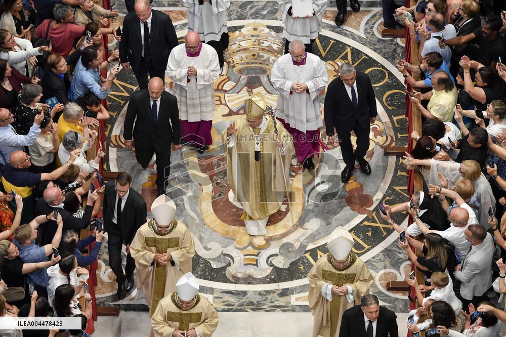 Pope Leo XIV Celebrates Mass For Priestly Ordinations - Vatican