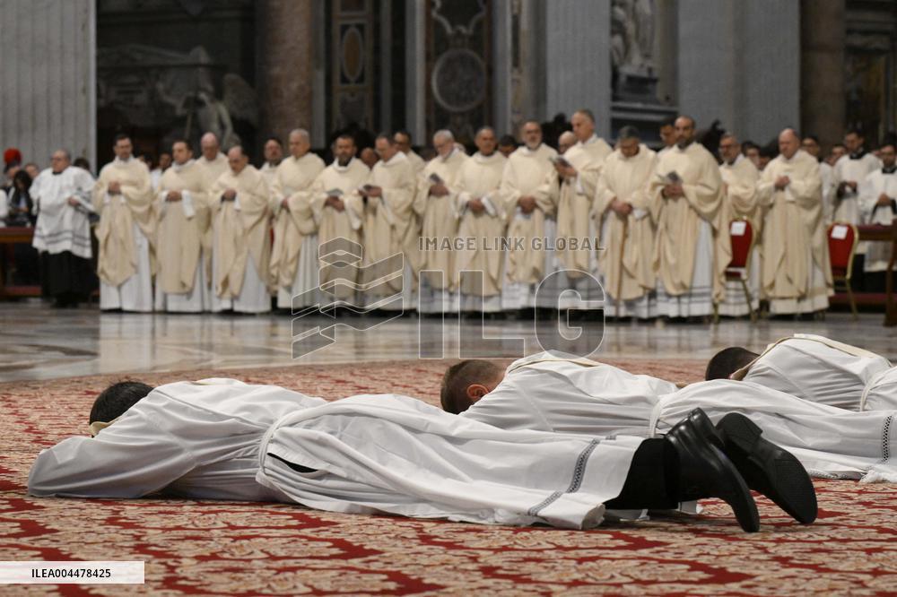 Pope Leo XIV Celebrates Mass For Priestly Ordinations - Vatican