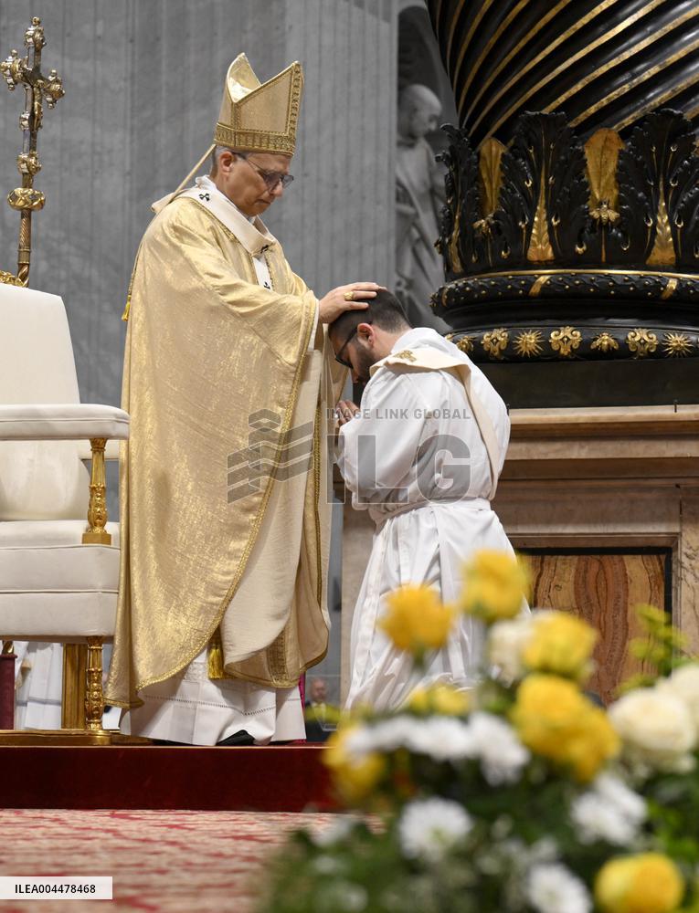 Pope Leo XIV Ordains 11 New Priests - Vatican