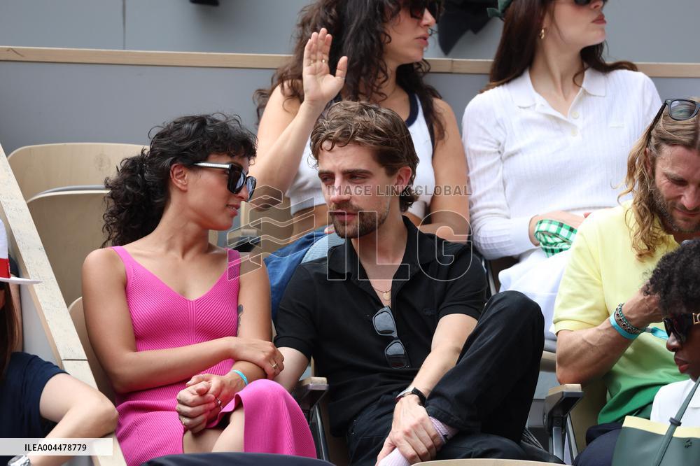 2025 French Open - Celebrities In Stands Day 7 NB
