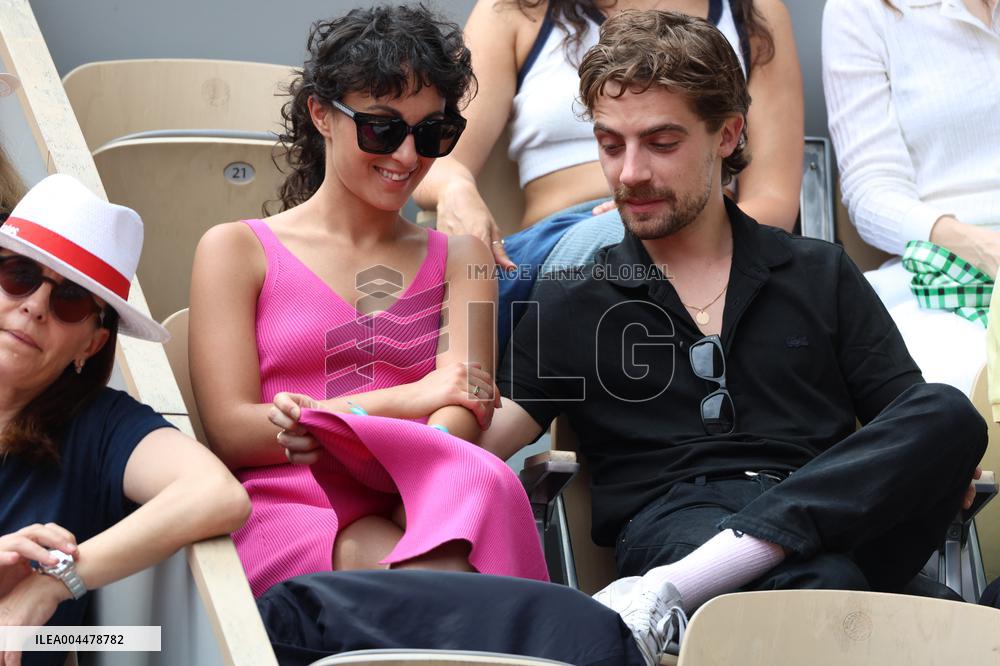 2025 French Open - Celebrities In Stands Day 7 NB
