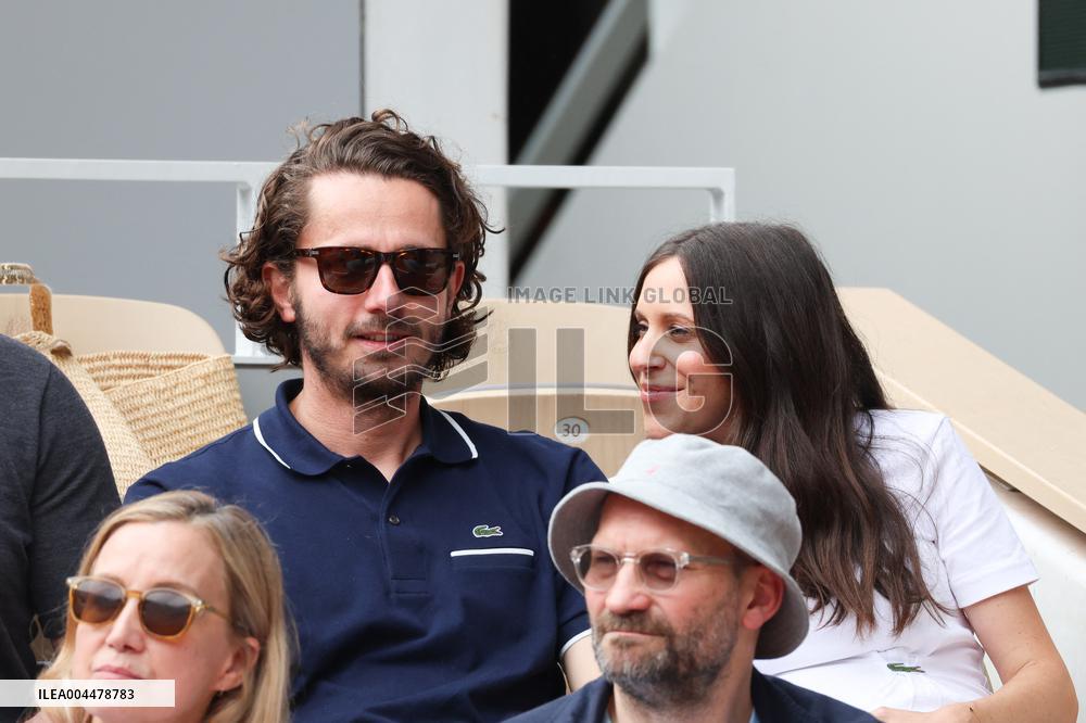 2025 French Open - Celebrities In Stands Day 7 NB