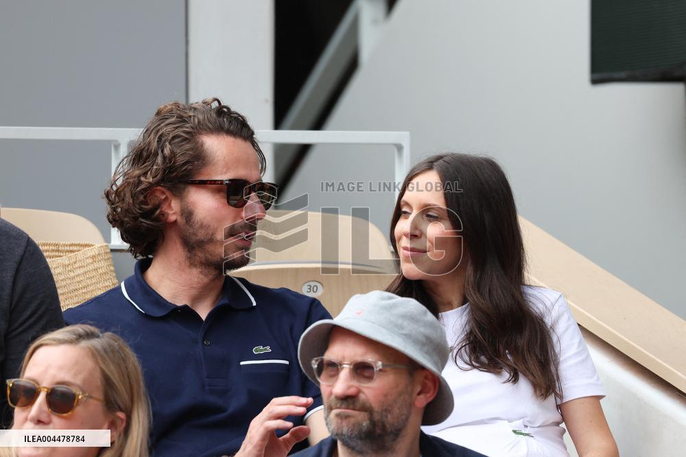 2025 French Open - Celebrities In Stands Day 7 NB