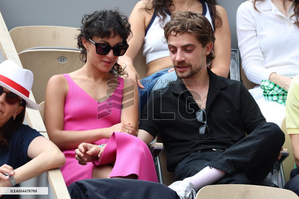 2025 French Open - Celebrities In Stands Day 7 NB