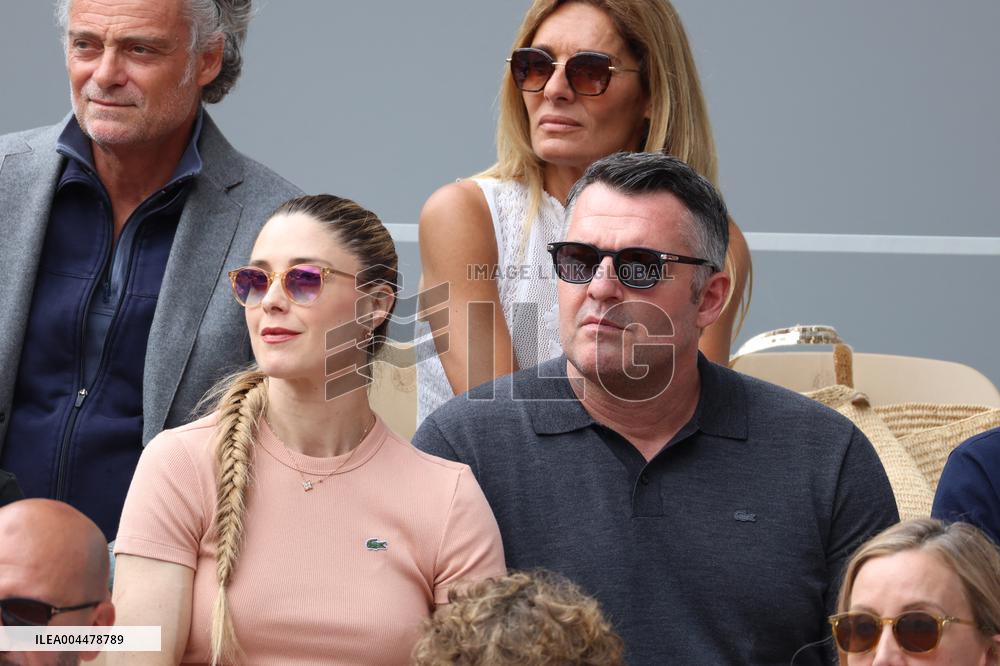 2025 French Open - Celebrities In Stands Day 7 NB
