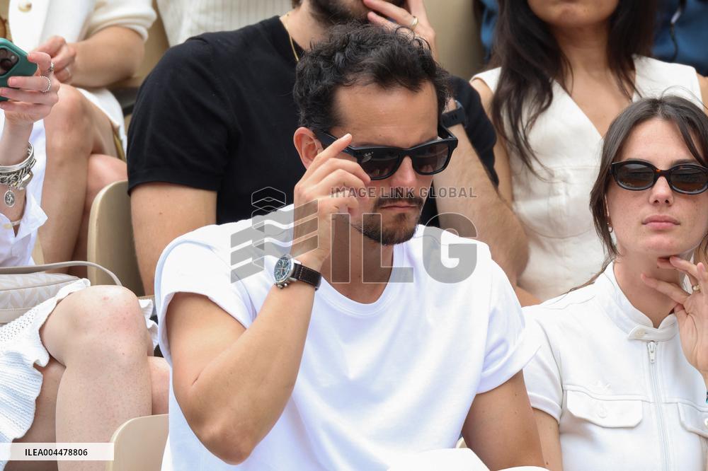 2025 French Open - Celebrities In Stands Day 7 NB
