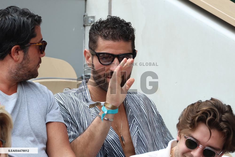 2025 French Open - Celebrities In Stands Day 7 NB