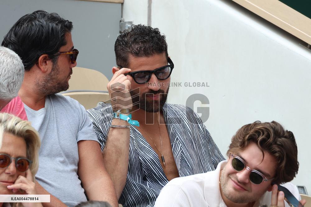 2025 French Open - Celebrities In Stands Day 7 NB