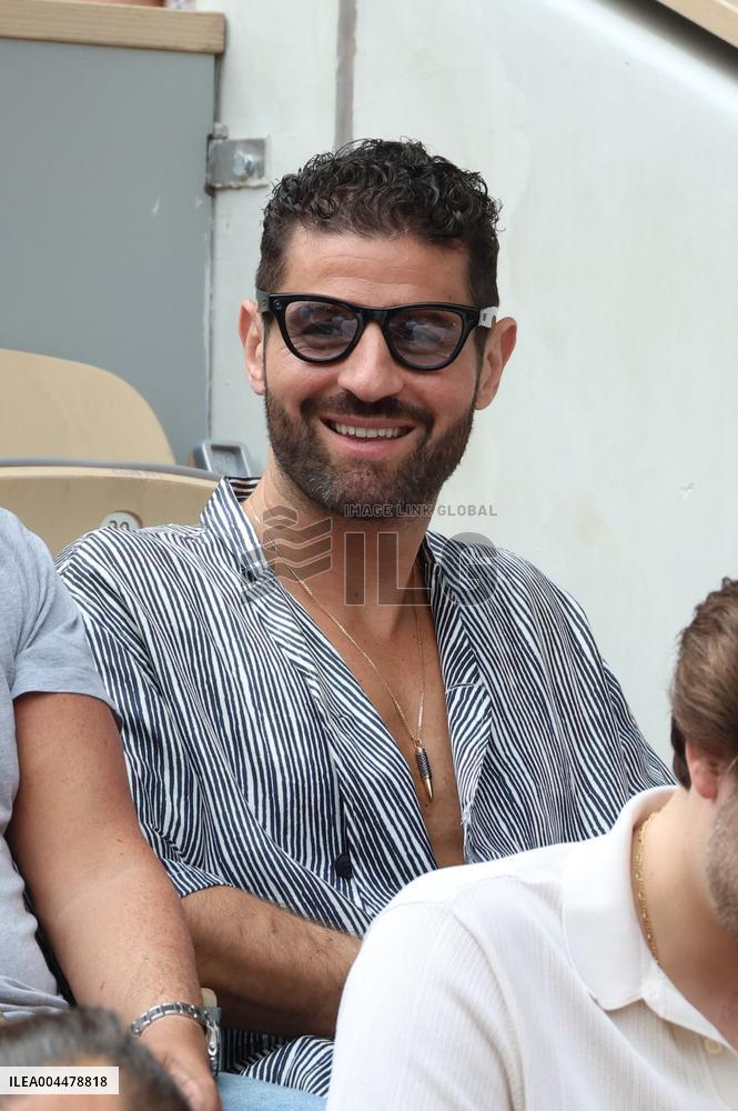 2025 French Open - Celebrities In Stands Day 7 NB