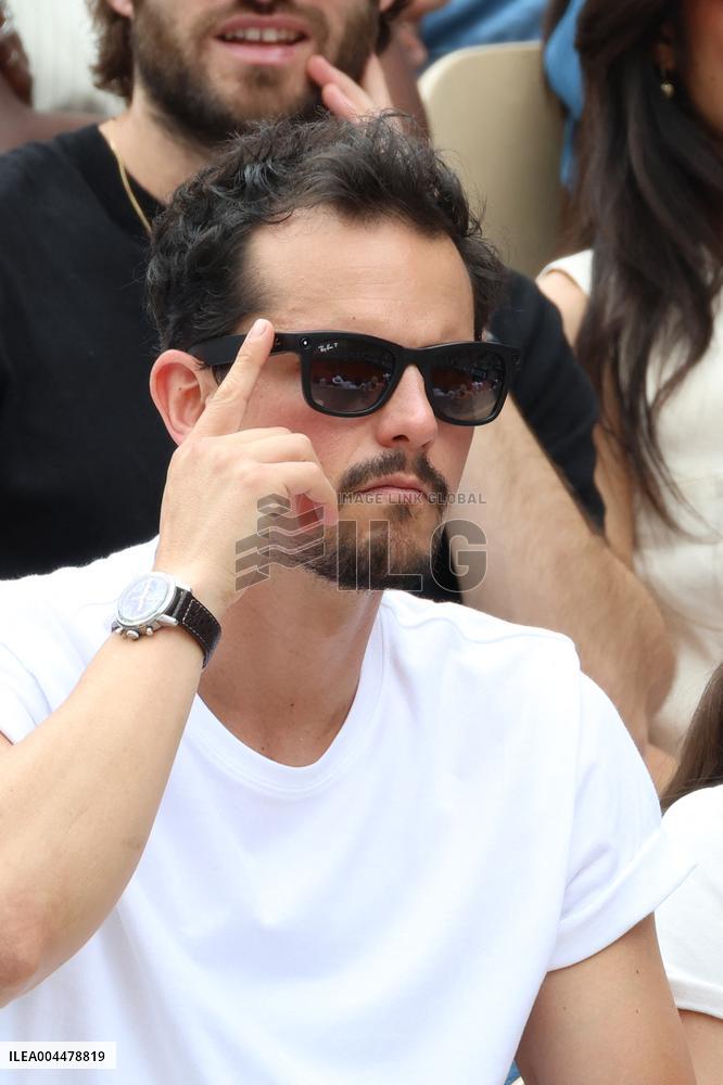 2025 French Open - Celebrities In Stands Day 7 NB