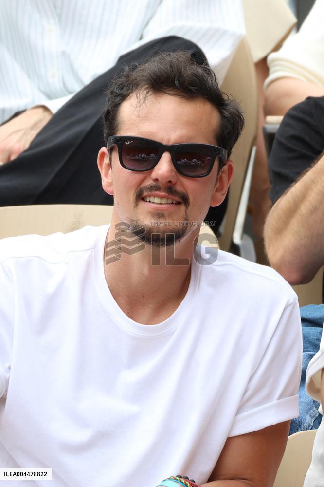 2025 French Open - Celebrities In Stands Day 7 NB