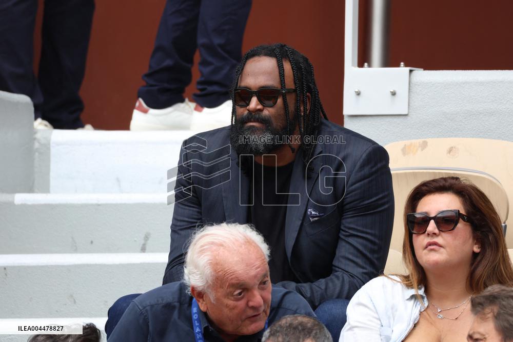 2025 French Open - Celebrities In Stands Day 7 NB