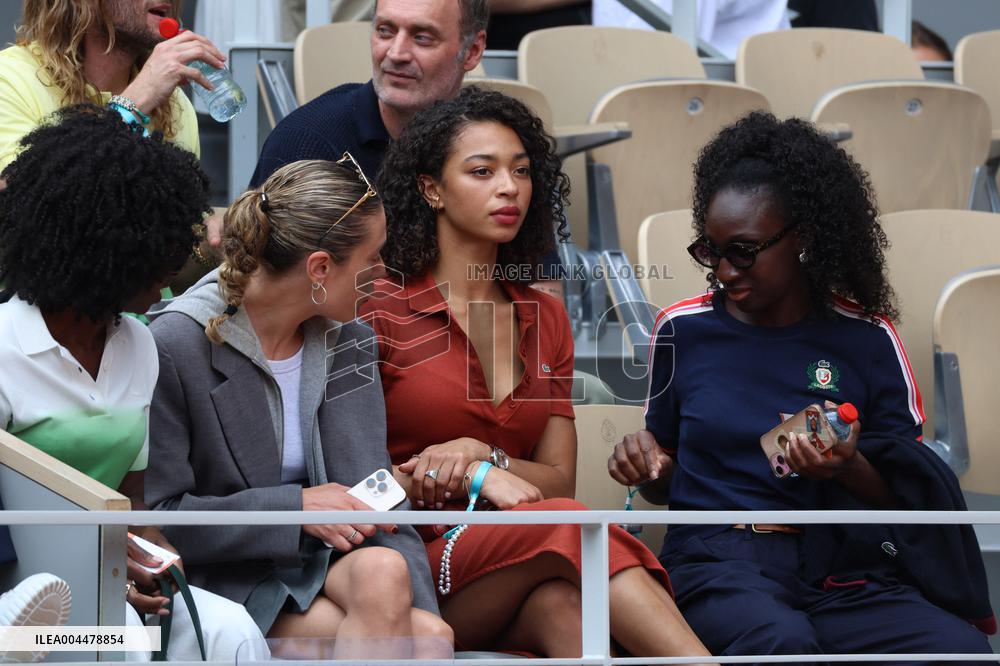 2025 French Open - Celebrities In Stands Day 7 NB
