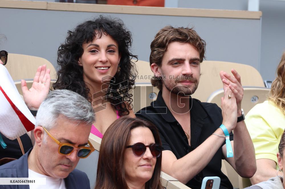 2025 French Open - Celebrities In Stands Day 7 NB