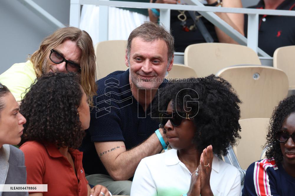2025 French Open - Celebrities In Stands Day 7 NB
