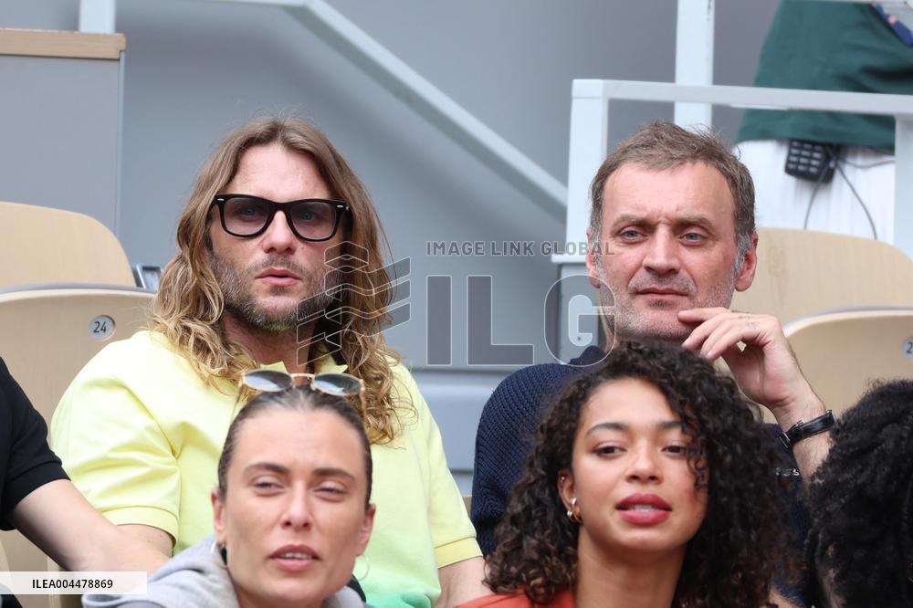 2025 French Open - Celebrities In Stands Day 7 NB