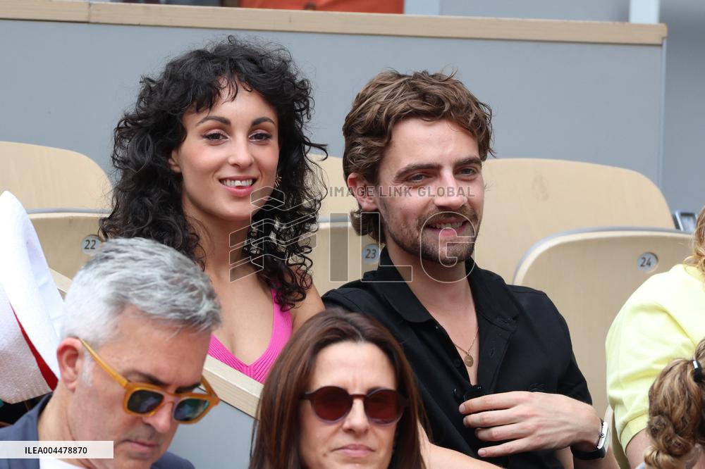 2025 French Open - Celebrities In Stands Day 7 NB