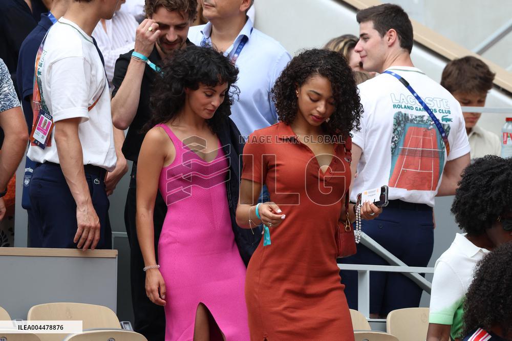 2025 French Open - Celebrities In Stands Day 7 NB