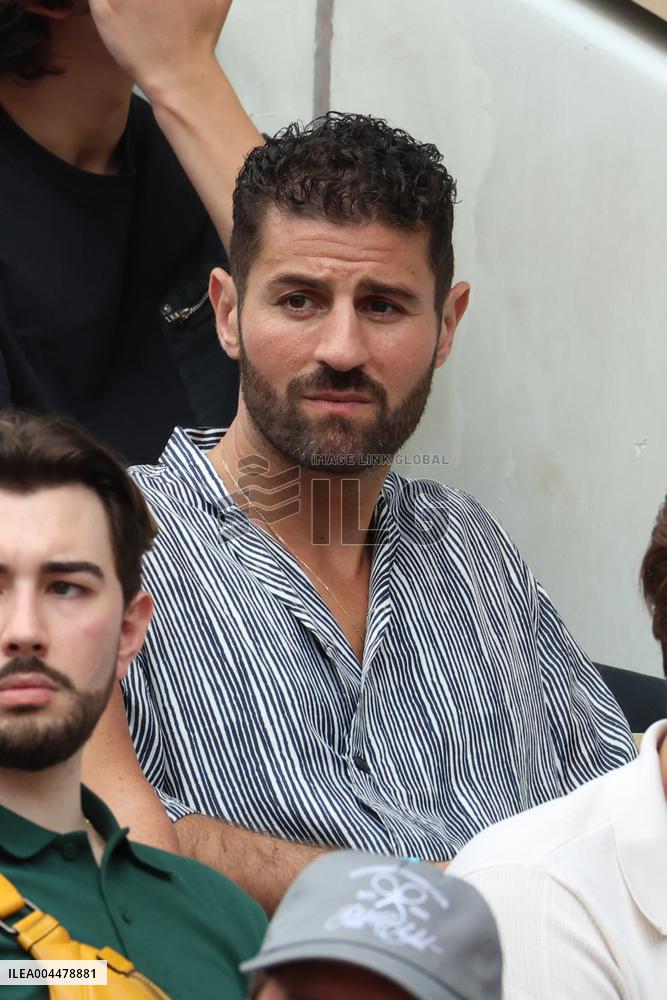 2025 French Open - Celebrities In Stands Day 7 NB