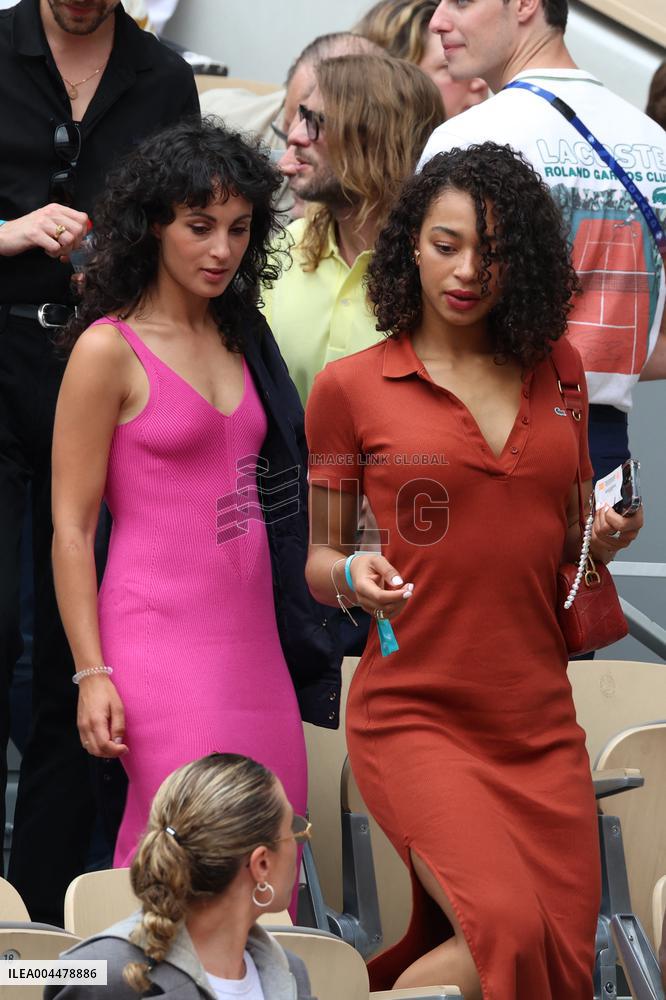 2025 French Open - Celebrities In Stands Day 7 NB