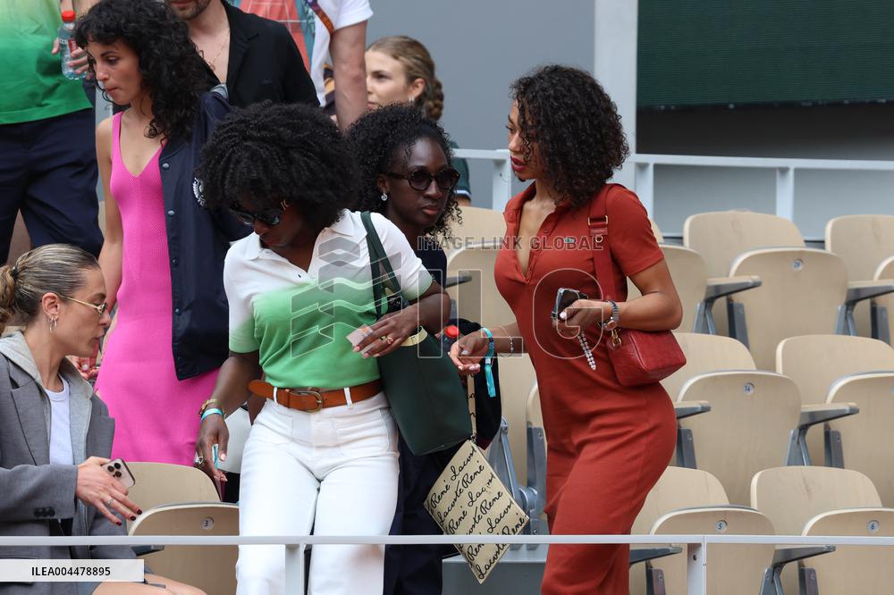 2025 French Open - Celebrities In Stands Day 7 NB