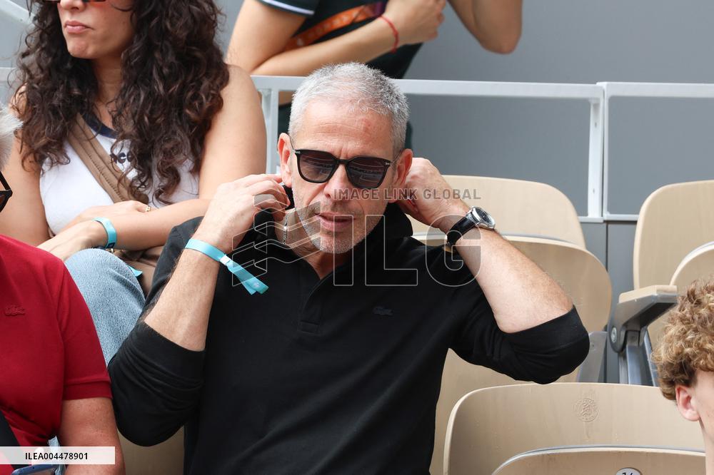 2025 French Open - Celebrities In Stands Day 7 NB