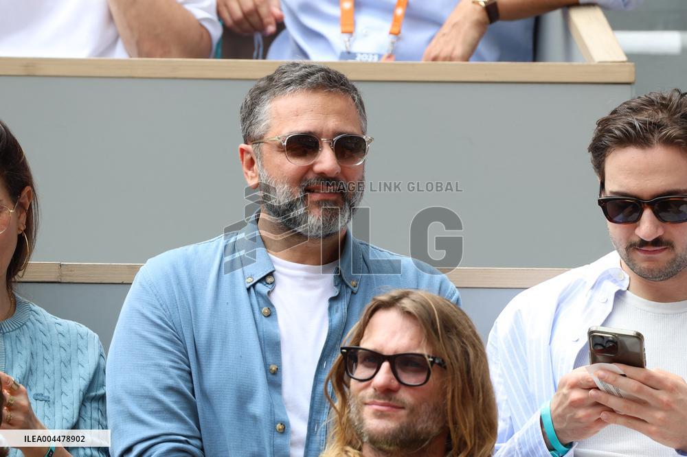 2025 French Open - Celebrities In Stands Day 7 NB
