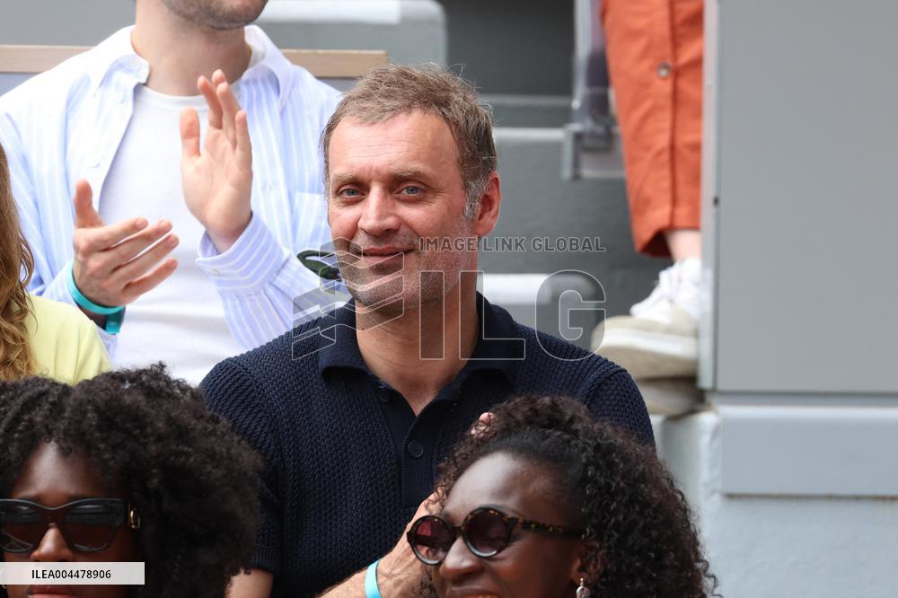 2025 French Open - Celebrities In Stands Day 7 NB