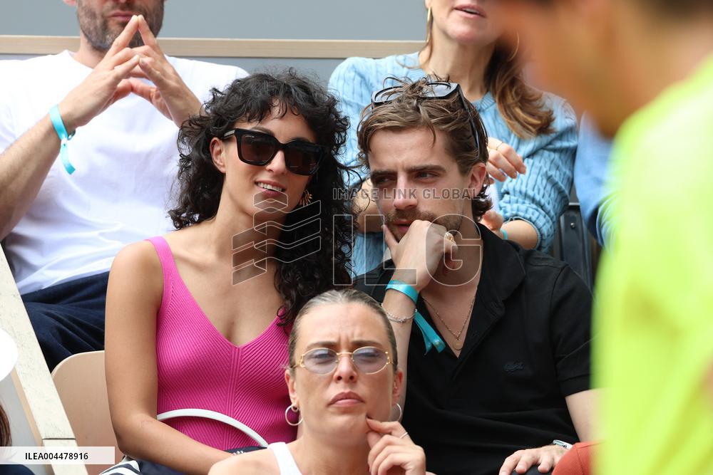 2025 French Open - Celebrities In Stands Day 7 NB