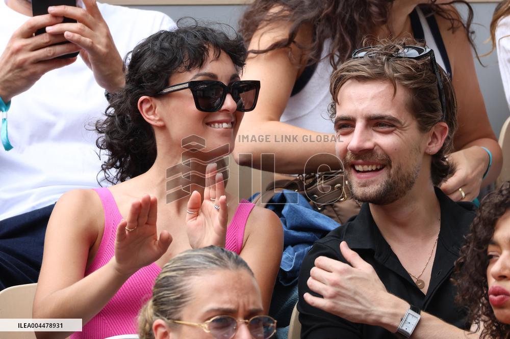 2025 French Open - Celebrities In Stands Day 7 NB