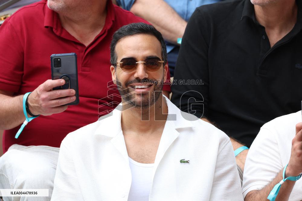 2025 French Open - Celebrities In Stands Day 7 NB