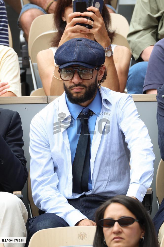 2025 French Open - Celebrities In Stands Day 7 NB