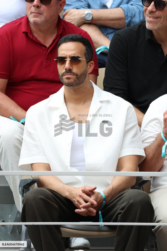 2025 French Open - Celebrities In Stands Day 7 NB