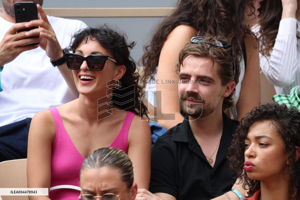 2025 French Open - Celebrities In Stands Day 7 NB