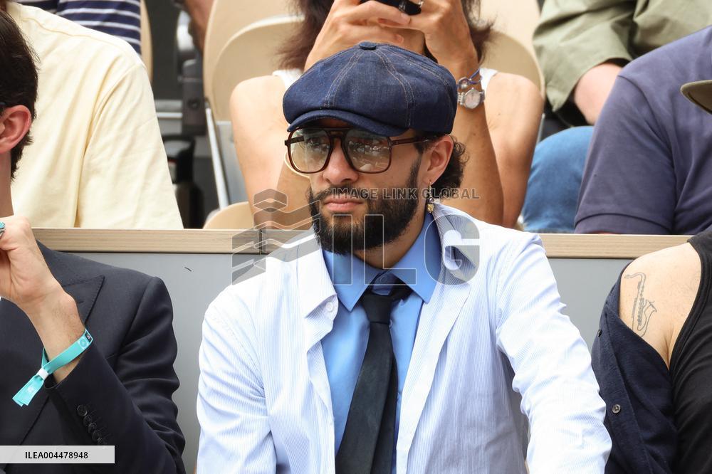 2025 French Open - Celebrities In Stands Day 7 NB