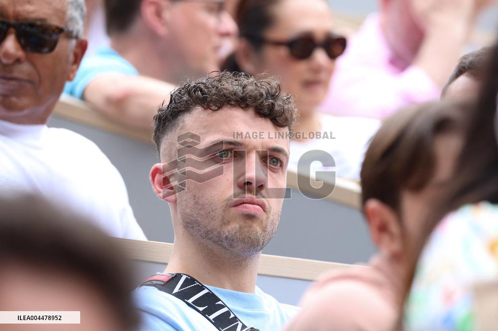2025 French Open - Celebrities In Stands Day 7 NB