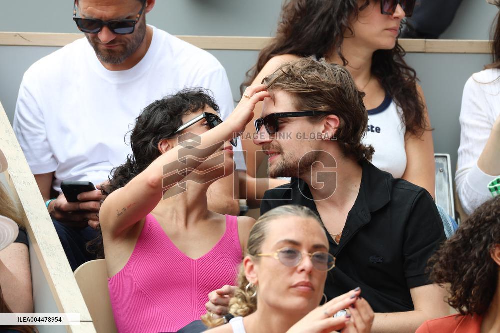 2025 French Open - Celebrities In Stands Day 7 NB