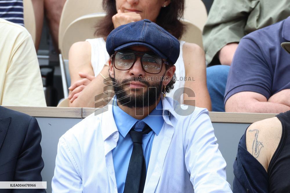 2025 French Open - Celebrities In Stands Day 7 NB