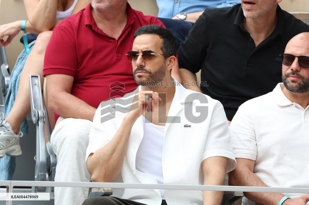 2025 French Open - Celebrities In Stands Day 7 NB