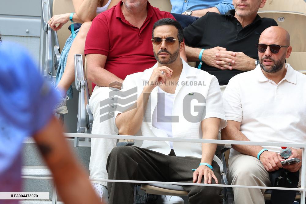 2025 French Open - Celebrities In Stands Day 7 NB