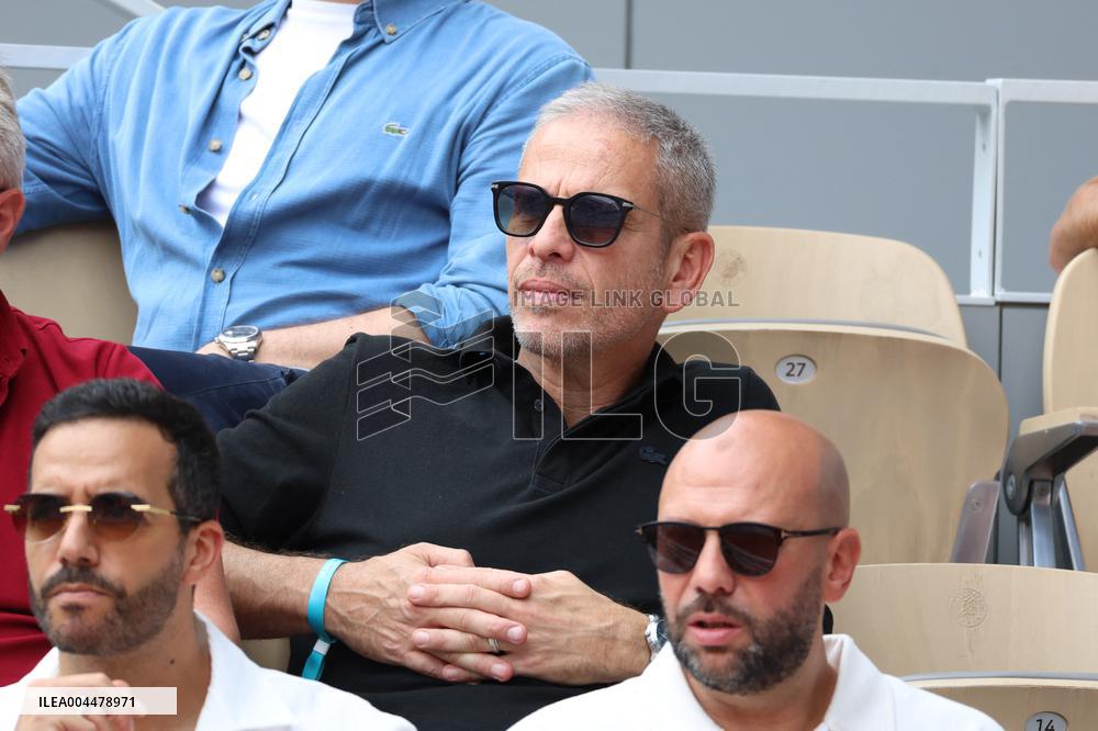2025 French Open - Celebrities In Stands Day 7 NB