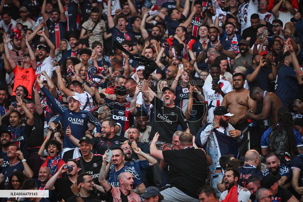 Champions League PSG vs Inter Milan in Paris - FA
