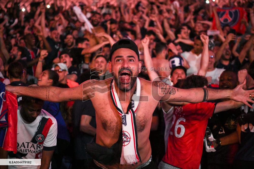 Champions League PSG vs Inter Milan in Paris - FA