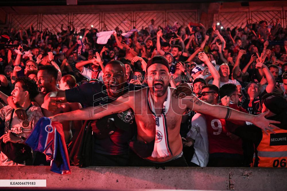 Champions League PSG vs Inter Milan in Paris - FA
