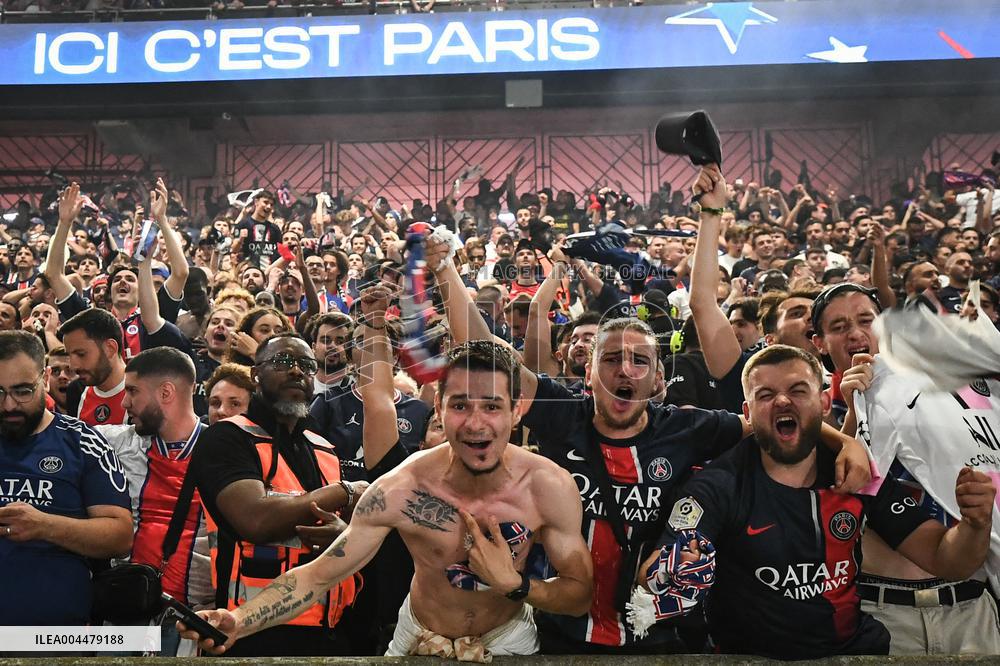 Champions League PSG vs Inter Milan in Paris - FA