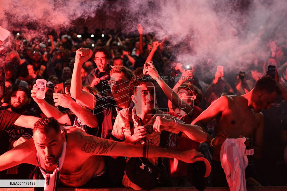 Champions League PSG vs Inter Milan in Paris - FA