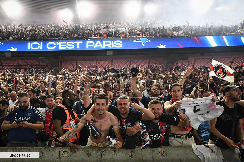 Champions League PSG vs Inter Milan in Paris - FA