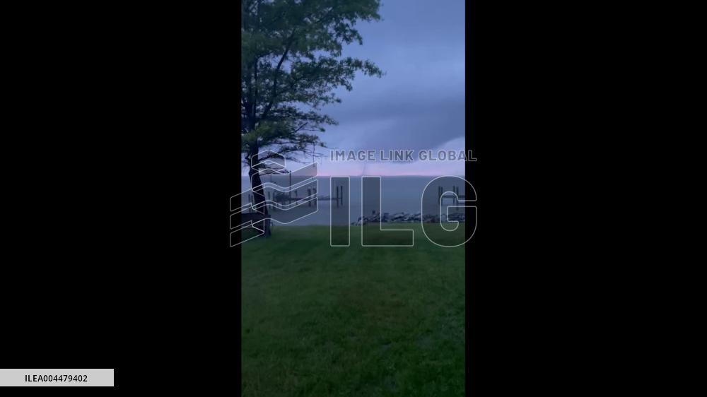 US: Waterspout Spotted Over Potomac River, Maryland