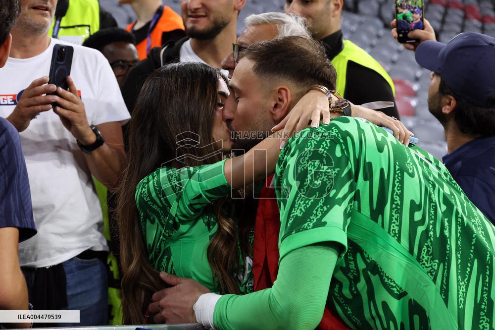 Gianluigi Donnarumma Celebrates Victory At UEFA Champions League Final - Munich