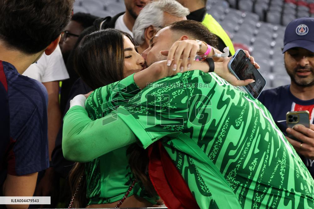 Gianluigi Donnarumma Celebrates Victory At UEFA Champions League Final - Munich